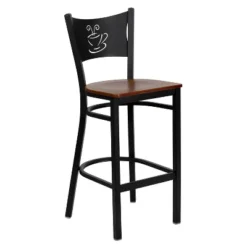 Flash Furniture Black Coffee Back Metal Restaurant Barstool 17 Flash Furniture Black Coffee Back Metal Restaurant Barstool -Flash Furniture GUEST 6c3cb52b 0e6a 48cd 934a ae30f204140a