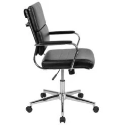 Flash Furniture Mid-Back LeatherSoft Contemporary Panel Executive Swivel Office Chair -Flash Furniture GUEST 6c5ebaf2 c55e 4ef0 a73e 895e486b1f80