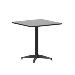 Flash Furniture Mellie 27.5'' Square Aluminum Indoor-Outdoor Table With Base -Flash Furniture GUEST 6c76d169 7b91 4b62 a802 f203680b0136