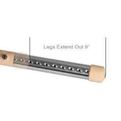 Flash Furniture 25.125"W X 35.5"L Crescent Natural Plastic Height Adjustable Activity Table -Flash Furniture GUEST 6ca8fe1f ff6a 456f 9d5a 129f6167535d