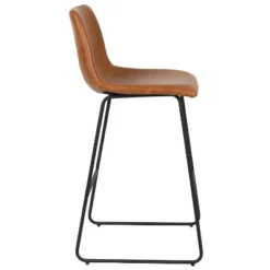 Flash Furniture 30 Inch Commercial Grade LeatherSoft Bar Height Barstools, Set Of 2 -Flash Furniture GUEST 6d95beca 7a0d 403d be5d 0320c154ff4a