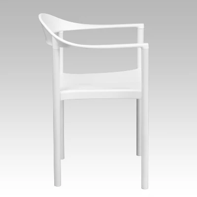 Flash Furniture HERCULES Series 1000 Lb. Capacity Plastic Cafe Stack Chair 9 Flash Furniture HERCULES Series 1000 Lb. Capacity Plastic Cafe Stack Chair - Image 7