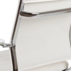 Flash Furniture Mid-Back LeatherSoft Contemporary Ribbed Executive Swivel Office Chair -Flash Furniture GUEST 6fc02513 6601 4c04 990b aec76c05eaca