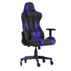 Flash Furniture X20 Gaming Chair Racing Office Computer PC Adjustable Chair With Reclining Back And Transparent Roller Wheels -Flash Furniture GUEST 71143817 a05b 4270 b718 1110cec2b9f8
