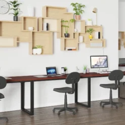 Flash Furniture Modern Commercial Grade Desk Industrial Style Computer Desk Sturdy Home Office Desk - 55" Length -Flash Furniture GUEST 715b42bf bd4a 4fb5 8d3f 794c6872e935