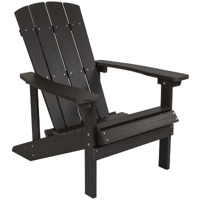 Flash Furniture Charlestown Commercial All-Weather Poly Resin Wood Adirondack Chair 14 Flash Furniture Charlestown Commercial All-Weather Poly Resin Wood Adirondack Chair - Image 12