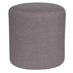 Flash Furniture Barrington Taut Upholstered Round Ottoman Pouf -Flash Furniture GUEST 72e311ed f2ab 4abd bf6c c1133770c6f5