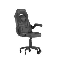 Flash Furniture X10 Gaming Chair Racing Office Computer PC Adjustable Chair With Flip-up Arms And Transparent Roller Wheels -Flash Furniture GUEST 7369c550 f5a3 4157 8855 ee52b7f305d2