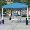 Flash Furniture 10'x10' Pop Up Event Canopy Tent With Wheeled Case And Folding Bench Set - Portable Tailgate, Camping, Event Set -Flash Furniture GUEST 73f72b5a 98f1 4f01 a5d7 d4dc4294ff58