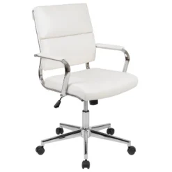 Flash Furniture Mid-Back LeatherSoft Contemporary Panel Executive Swivel Office Chair -Flash Furniture GUEST 74d0b96d 0718 4195 9fd2 0c00c35ec48d