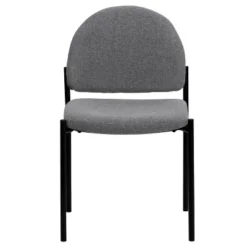 Flash Furniture Comfort Gray Fabric Stackable Steel Side Reception Chair -Flash Furniture GUEST 764f260b b715 4541 8469 64d310b88149