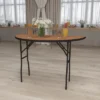 Flash Furniture 4-Foot Half-Round Wood Folding Banquet Table -Flash Furniture GUEST 76dd954e e5fd 407b a639 897f5891a23e