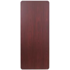 Flash Furniture 6-Foot Mahogany Melamine Laminate Folding Banquet Table -Flash Furniture GUEST 76ff9405 595d 4245 9d9a a6f65b5812d0