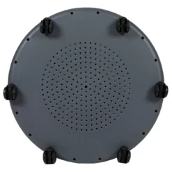 Flash Furniture Dark Gray Mobile Desk Chair With 360 Degree Tablet Rotation And Under Seat Storage Cubby -Flash Furniture GUEST 7745332a 79df 4cf1 bcd6 f852dc3ffef9