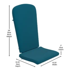 Flash Furniture Charlestown Set Of 2 All-Weather Poly Resin Wood Adirondack Chairs With Cushions For Deck, Porch, And Patio 31 Flash Furniture Charlestown Set Of 2 All-Weather Poly Resin Wood Adirondack Chairs With Cushions For Deck, Porch, And Patio -Flash Furniture GUEST 77deef07 99ad 403f a537 a60e085ae254