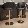 Flash Furniture Contemporary Vinyl Adjustable Height Barstool With Rounded Mid-Back, Set Of 2 2 Flash Furniture Contemporary Vinyl Adjustable Height Barstool With Rounded Mid-Back, Set Of 2 -Flash Furniture GUEST 77fd13d8 7b7a 4ad0 ad91 8263d9a0c197