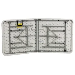 Flash Furniture 5-Foot Bi-Fold Granite White Plastic Folding Table -Flash Furniture GUEST 7853760e 1305 4a30 93ea 5cf04401a5d0