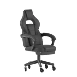 Flash Furniture X40 Gaming Chair Racing Computer Chair With Fully Reclining Back/Arms And Transparent Roller Wheels, Slide-Out Footrest -Flash Furniture GUEST 78ba7a89 2c56 4fba 86a0 c354dcb38ab2