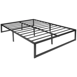Flash Furniture 14 Inch Metal Platform Bed Frame - No Box Spring Needed With Steel Slat Support And Quick Lock Functionality -Flash Furniture GUEST 78f1056f 7874 488a 8df5 d64c53a306d3