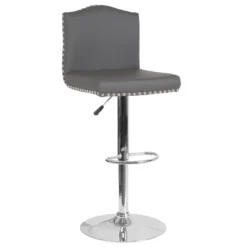 Flash Furniture Bellagio Contemporary Adjustable Height Crown Back Barstool With Accent Nail Trim 33 Flash Furniture Bellagio Contemporary Adjustable Height Crown Back Barstool With Accent Nail Trim -Flash Furniture GUEST 79019174 ca7f 46a2 ac65 7b26905e9130