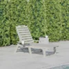 Flash Furniture Monterey Adjustable Adirondack Lounger With Cup Holder- All-Weather Indoor/Outdoor HDPE Lounge Chair -Flash Furniture GUEST 7a0008fa e986 4897 9c0a 0681a032df4d