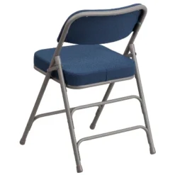 Flash Furniture 2 Pack HERCULES Series Premium Curved Triple Braced & Hinged Fabric Upholstered Metal Folding Chair -Flash Furniture GUEST 7aa67f34 17d3 4bde a2a5 94169feae2c9