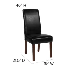 Flash Furniture Greenwich Series Upholstered Panel Back Mid-Century Parsons Dining Chairs -Flash Furniture GUEST 7bdce0e5 0ee9 4178 8b22 fb69b374d91a