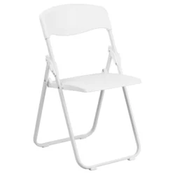 Flash Furniture 2 Pack HERCULES Series 500 Lb. Capacity Heavy Duty Plastic Folding Chair With Built-in Ganging Brackets -Flash Furniture GUEST 7d22c07e 7ef9 4eb0 9661 f3769b47e4b1