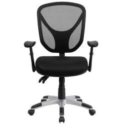 Flash Furniture Mid-Back Black Mesh Multifunction Swivel Ergonomic Task Office Chair With Adjustable Arms 18 Flash Furniture Mid-Back Black Mesh Multifunction Swivel Ergonomic Task Office Chair With Adjustable Arms -Flash Furniture GUEST 7d6675d8 5324 4999 84ad 6bc07585053c