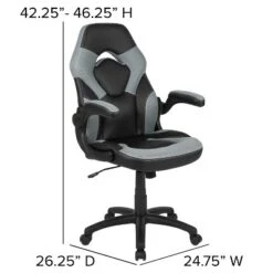 Flash Furniture X10 Gaming Chair Racing Office Ergonomic Computer PC Adjustable Swivel Chair With Flip-up Arms -Flash Furniture GUEST 7d964ba9 7545 4628 afc0 7b811e193018
