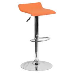 Flash Furniture Contemporary Vinyl Adjustable Height Barstool With Solid Wave Seat And Chrome Base 27 Flash Furniture Contemporary Vinyl Adjustable Height Barstool With Solid Wave Seat And Chrome Base -Flash Furniture GUEST 7e1fd831 cb6a 42c4 9a61 875956620a3f