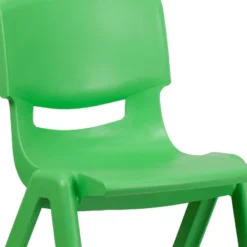 Flash Furniture 2 Pack Green Plastic Stackable School Chair With 15.5" Seat Height -Flash Furniture GUEST 7eb355c1 4cd5 40d0 a506 267dcf169172