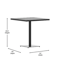Flash Furniture Outdoor Patio Bistro Dining Table With Faux Teak Poly Slats 15 Flash Furniture Outdoor Patio Bistro Dining Table With Faux Teak Poly Slats -Flash Furniture GUEST 7f211aa2 c27e 4a84 bdcc 36b46eb93a05