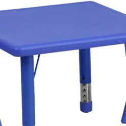 Flash Furniture 24" Square Plastic Height Adjustable Activity Table Set With 2 Chairs -Flash Furniture GUEST 7f753bc9 cc9a 4f4a 855b 5d48b2793606