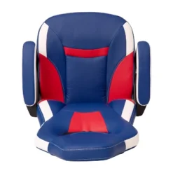 Flash Furniture Ergonomic PC Office Computer Chair - Adjustable Red & Blue Designer Gaming Chair - 360° Swivel - Red Dual Wheel Casters -Flash Furniture GUEST 83f24c52 101c 45de 8533 a4bfc7a9fd3c