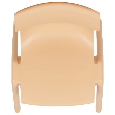 Flash Furniture 2 Pack Plastic Stackable School Chair With 13.25" Seat Height 8 Flash Furniture 2 Pack Plastic Stackable School Chair With 13.25" Seat Height - Image 6
