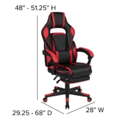 Flash Furniture Gaming Desk With Cup Holder/Headphone Hook/Removable Mousepad Top & Reclining Back/Arms Gaming Chair With Footrest 24 Flash Furniture Gaming Desk With Cup Holder/Headphone Hook/Removable Mousepad Top & Reclining Back/Arms Gaming Chair With Footrest -Flash Furniture GUEST 85c0a57f 2daa 4d84 8304 a03541cb3da3