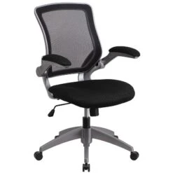 Flash Furniture Mid-Back Mesh Swivel Ergonomic Task Office Chair With Gray Frame And Flip-Up Arms 23 Flash Furniture Mid-Back Mesh Swivel Ergonomic Task Office Chair With Gray Frame And Flip-Up Arms -Flash Furniture GUEST 863ea684 5991 49e1 9f67 55758fdf0390