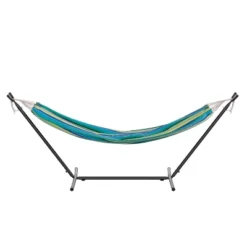 Flash Furniture Lola 2 Person Hammock With Stand And Premium Carry Bag, Cotton Hammock With Space Saving Steel Stand, 450 LBS. Static Weight Capacity 20 Flash Furniture Lola 2 Person Hammock With Stand And Premium Carry Bag, Cotton Hammock With Space Saving Steel Stand, 450 LBS. Static Weight Capacity -Flash Furniture GUEST 86659440 6bcb 4ed7 84c1 48dac08811e2