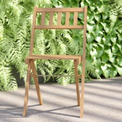 Flash Furniture Indoor/Outdoor Solid Acacia Wood Folding Bistro Chairs In Natural - Set Of 2 15 Flash Furniture Indoor/Outdoor Solid Acacia Wood Folding Bistro Chairs In Natural - Set Of 2 -Flash Furniture GUEST 866ae220 cdf0 4230 8a13 1ca70cfac615