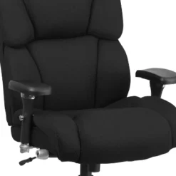 Flash Furniture HERCULES Series 24/7 Intensive Use Big & Tall 400 Lb. Rated Executive Swivel Ergonomic Office Chair With Lumbar Knob And Tufted Headrest & Back -Flash Furniture GUEST 86ad6235 a5c1 4311 a995 3bdbaedc8fa5