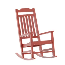 Flash Furniture Winston All-Weather Poly Resin Wood Rocking Chair -Flash Furniture GUEST 86e4c2fa 3971 4abd bef5 ed908e811707