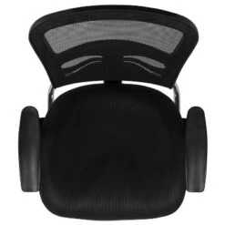 Flash Furniture Black Mesh Side Reception Chair With Chrome Sled Base -Flash Furniture GUEST 8725ebd2 c157 49c0 8d1e 0e4445eebeb8