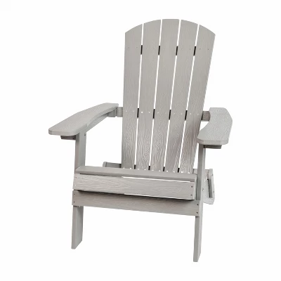 Flash Furniture Charlestown All-Weather Poly Resin Indoor/Outdoor Folding Adirondack Chair 16 Flash Furniture Charlestown All-Weather Poly Resin Indoor/Outdoor Folding Adirondack Chair - Image 14
