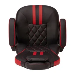 Flash Furniture Ergonomic Office Computer Chair - Adjustable Black And Red Designer Gaming Chair - 360° Swivel - Red Dual Wheel Casters -Flash Furniture GUEST 87688f2e 210f 4e4f 9996 e6787f8a63a1