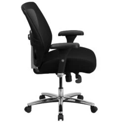 Flash Furniture HERCULES Series 24/7 Intensive Use Big & Tall 500 Lb. Rated Black Mesh Executive Ergonomic Office Chair With Ratchet Back 17 Flash Furniture HERCULES Series 24/7 Intensive Use Big & Tall 500 Lb. Rated Black Mesh Executive Ergonomic Office Chair With Ratchet Back -Flash Furniture GUEST 87b161a4 351b 4568 8e22 cbd6a3f069ef