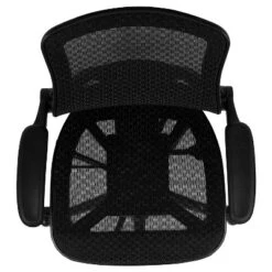 Flash Furniture Mid-Back Transparent Mesh Drafting Chair With Flip-Up Arms -Flash Furniture GUEST 885af479 935a 4a56 b6f3 b46b3474ce25