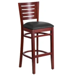 Flash Furniture Slat Back Wooden Restaurant Barstool -Flash Furniture GUEST 889cd7de 2084 49da a777 5962bcdce742