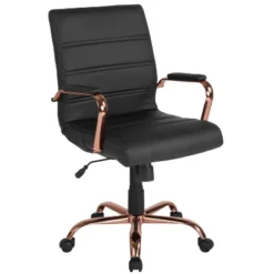 Flash Furniture Mid-Back Executive Swivel Office Chair With Metal Frame And Arms 33 Flash Furniture Mid-Back Executive Swivel Office Chair With Metal Frame And Arms -Flash Furniture GUEST 89243125 3ee6 423e a72b 90fe0a7f925e