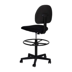 Flash Furniture Black Fabric Drafting Chair (Cylinders: 22.5''-27''H Or 26''-30.5''H) 16 Flash Furniture Black Fabric Drafting Chair (Cylinders: 22.5''-27''H Or 26''-30.5''H) -Flash Furniture GUEST 89ec1e2f 4179 47fd ad34 47b87d13fc9f